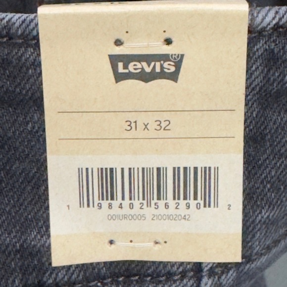 Levis Ribcage Bell Super High Rise Flare Jeans Washed Black 31x32 NEW - Picture 11 of 12